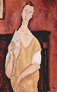 Amedeo Modigliani Woman with a Fan Spain oil painting artist